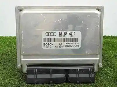 Second-hand car spare part ecu engine control for audi a4 berlina (8e) 2.4 v6 30v cat (bdv) oem iam references 0261208038 - 8e0909552m - me7.1