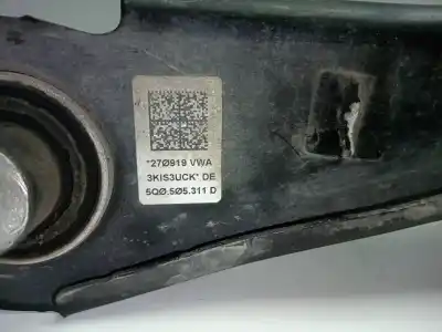 Pezzo di ricambio per auto di seconda mano braccio sospensione posteriore inferiore destro per seat leon (5f1) 2.0 16v tsi riferimenti oem iam 5q0505311d  