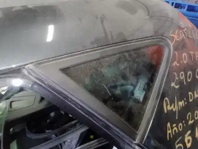 Second-hand car spare part left rear triangle quarter glass for seat leon (5f1) 2.0 16v tsi oem iam references   