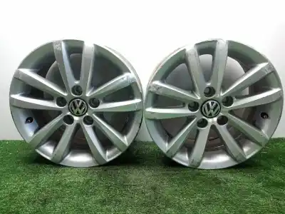 Pièce détachée automobile d'occasion jeu de jantes pour volkswagen polo (9n3) 1.2 60 cv / 44 kw références oem iam 6q0601025ab  14´´pulgadas