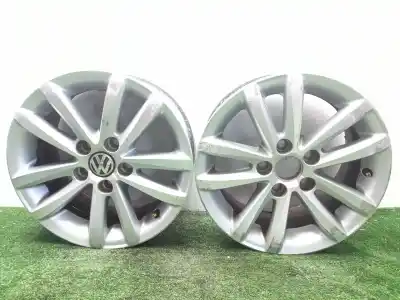 Pièce détachée automobile d'occasion jeu de jantes pour volkswagen polo (9n3) 1.2 60 cv / 44 kw références oem iam 6q0601025ab  14´´pulgadas