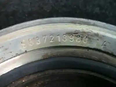 Second-hand car spare part crankshaft pulley for citroen c15 1.9d oem iam references 9637218980 ø diametro: 153mm 6.canales
