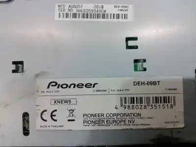 Peça sobressalente para automóvel em segunda mão sistema de áudio / rádio cd por citroen c4 coupé (la_) 1.6 16v referências oem iam deh09bt  