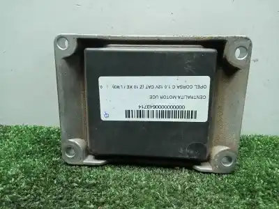 Pezzo di ricambio per auto di seconda mano centralina motore per opel corsa c 1.0 12v cat (z 10 xe / lw3) riferimenti oem iam 0261207421 - 24443795 - me76  me76