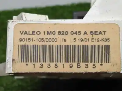 Peça sobressalente para automóvel em segunda mão comando de sofagem (chauffage / ar condicionado)  por seat leon (1m1) 1.9 tdi referências oem iam 1m0820045a  