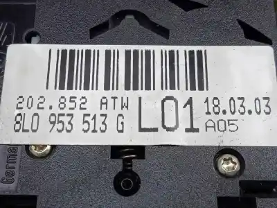 Автозапчастина б/у управління світлом для audi a3 (8l) 1.6 ambiente посилання на oem iam 8l0953513g  