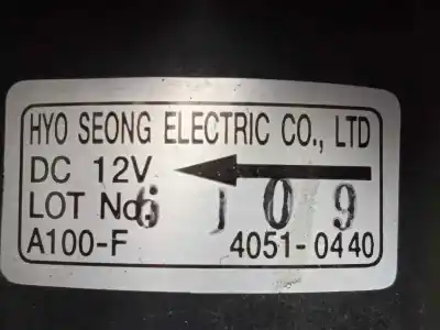 Автозапчастина б/у тепловий двигун для ssangyong kyron 2.0 посилання на oem iam 40510440 ø diametro: 158mm 