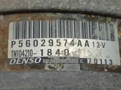 Gebrauchtes Autoersatzteil lichtmaschine zum fiat freemont (345) 2.0 16v multijet cat oem-iam-referenzen p56029574aa - tn104210 poea.embrague - 6.canales denso - 130ah - 12v