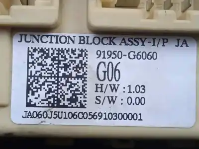 Автозапчастина б/у реле/запоперівник для kia picanto (ja) 1.0 cat посилання на oem iam 91950g6060  