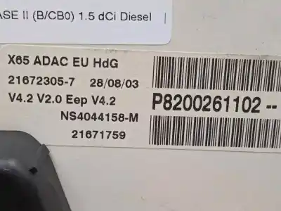 Автозапчасти б/у приборная доска за renault clio ii fase ii (b/cb0) 1.5 dci diesel 65 cv / 48 kw ссылки oem iam   