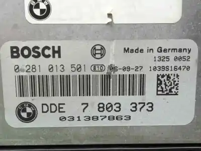 Peça sobressalente para automóvel em segunda mão centralina de motor uce por bmw x3 (e83) 2.0 16v diesel cat referências oem iam 0281013501 - 7803373 - edc16c35  edc16c35