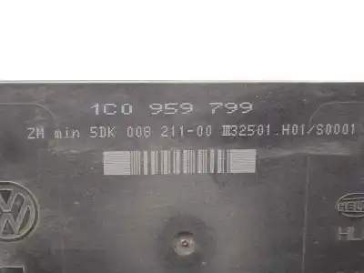 Second-hand car spare part comfort module for volkswagen golf iv berlina (1j1) 1.9 tdi oem iam references 1c0959799 - 5dk00821100  