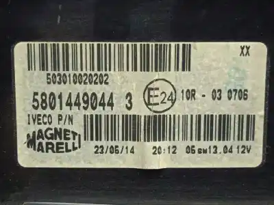 Piesă de schimb auto la mâna a doua ceas bord pentru iveco daily ka 3.0 diesel cat referințe oem iam 5801449044 - 58014490443 - 503010020202  