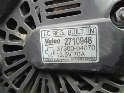 Автозапчастина б/у генератор для kia picanto (ja) 1.0 cat посилання на oem iam 2710948 - 3730004070 polea.embrague - 6.canales valeo - 70ah - 12v