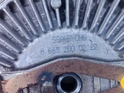 Peça sobressalente para automóvel em segunda mão ventilador do motor viscoso por ssangyong rodius 2.7 turbodiesel cat referências oem iam a6652000222  