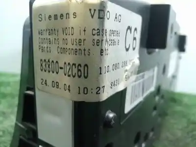 Peça sobressalente para automóvel em segunda mão quadrante por toyota corolla (e12) 2.0 d-cat referências oem iam 8380002c60 - 110080288002  