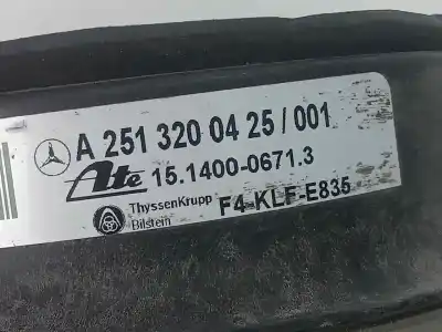 Tweedehands auto-onderdeel schokbreker rechts achter voor mercedes-benz clase r (w251) 3.0 cdi cat oem iam-referenties a2513200425 - 15140006713  
