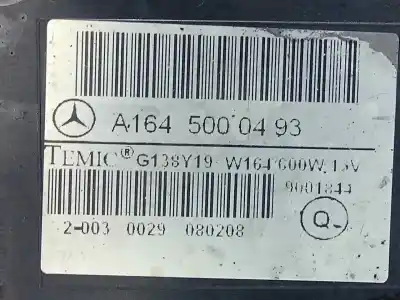 Peça sobressalente para automóvel em segunda mão grade do radiador dianteiro por mercedes-benz clase r (w251) 3.0 cdi cat referências oem iam a1645000493  