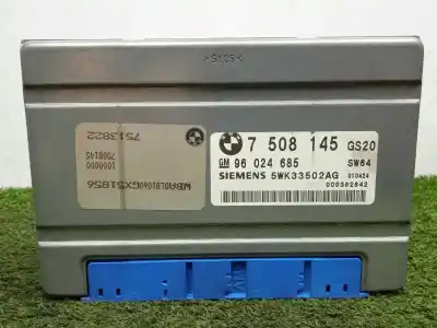 Piesă de schimb auto la mâna a doua UNITATE DE CONTROL CUTIE AUTOMATÃ pentru BMW SERIE 5 BERLINA (E39)  Referințe OEM IAM 7508145 - 96024685 - 5WK33502AG  