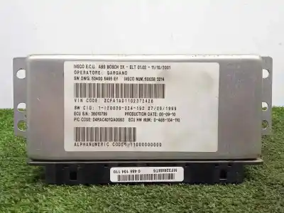 Peça sobressalente para automóvel em segunda mão boitier de commande de abs por iveco eurocargo 05.03 -> 5.9 diesel referências oem iam 504005455ey - 500383214 - 36010799 - 0486104110