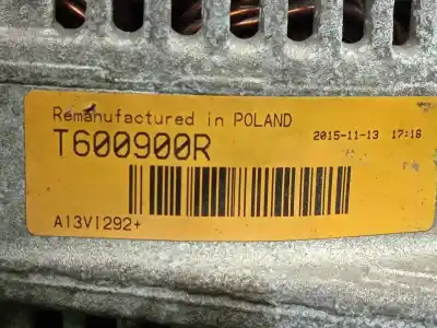 Автозапчастина б/у генератор для renault laguna (b56) 1.9 dti diesel cat посилання на oem iam a13vi292 polea.embrague - 6.canales 120ah - valeo