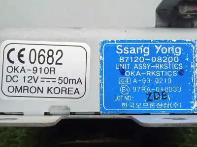 Автозапчастина б/у електронний модуль для ssangyong rexton 2.7 turbodiesel cat посилання на oem iam 8712008200  