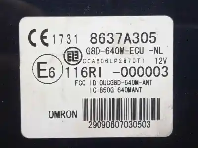 Автозапчасти б/у электронный модуль за mitsubishi outlander (cw0) 2.0 di-d cat ссылки oem iam 8637a305  