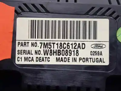 Автозапчасти б/у климат-контроль за ford c-max (cb3) 1.6 tdci cat ссылки oem iam 7m5t18c612ad - w8hb08918  