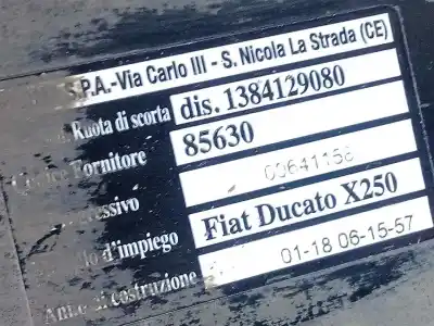 Gebrauchtes Autoersatzteil ersatzradhalter zum fiat ducato maxi furgón g. vol. 35 (290) 2.3 jtd cat oem-iam-referenzen 1384129080  