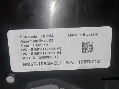 Автозапчасти б/у приборная доска за ford c-max 2.0 tdci cat ссылки oem iam bm5t10849cu - bm5t14c226ae - bm5t14c026as  