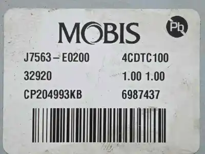 Автозапчасти б/у электронный модуль за kia ceed 1.0 tgdi cat ссылки oem iam j7563e0200 - 4cdtc100  