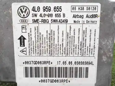 Автозапчастина б/у блок управління подушками безпеки для audi q7 (4l) 3.0 v6 24v tdi посилання на oem iam 4l0959655 - 4l0910655b - 5wk43419  