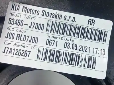 Автозапчастина б/у регулятор скла заднього правого для kia ceed 1.0 tgdi cat посилання на oem iam 83481j7000  