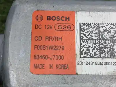 Автозапчастина б/у двигатель заднього правого скла для kia ceed 1.0 tgdi cat посилання на oem iam f00s1w2279 - 83460j7000  