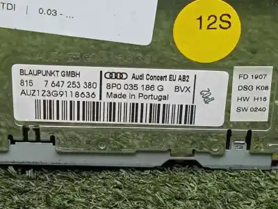 Автозапчастина б/у аудіо система / радіо cd для audi a3 (8p) 2.0 tdi ambiente посилання на oem iam 8p0035186g - 7647253380   Автозапчастина б/у аудіо система / радіо cd для audi a3 (8p) 2.0 tdi ambiente посилання на oem iam 8p0035186g - 7647253380