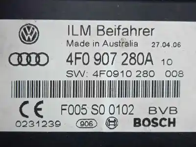 Автозапчастина б/у електронний модуль для audi q7 (4l) 3.0 v6 24v tdi посилання на oem iam 4f0907280a - f005s00102  