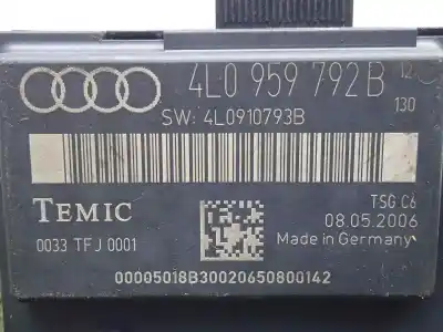Автозапчастина б/у електронний модуль для audi q7 (4l) 3.0 v6 24v tdi посилання на oem iam 4l0959792b - 4l0910793b  