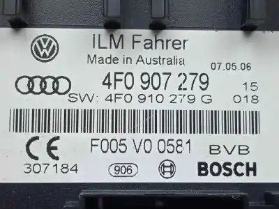 Автозапчастина б/у модуль комфорт для audi q7 (4l) 3.0 v6 24v tdi посилання на oem iam 4f0907279 - f005v00581  