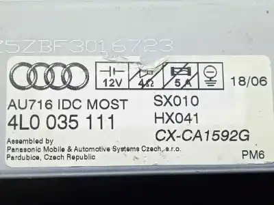 Автозапчасти б/у аудиосистема / радио cd за audi q7 (4l) 3.0 v6 24v tdi ссылки oem iam 4l0035111  