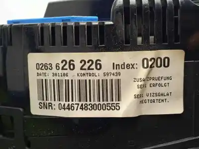 Автозапчастина б/у панель інструментів для audi a4 avant (8e) 2.0 tdi посилання на oem iam 0263626226 - 8e0920932k  