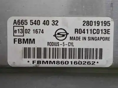 Автозапчасти б/у блок управления двигателем за ssangyong rodius 2.7 turbodiesel cat ссылки oem iam r0411c013e - a6655404032 - fbmm  