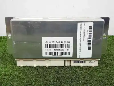 Pezzo di ricambio per auto di seconda mano modulo elettronico per mercedes-benz clase m (w164) 3.0 cdi cat riferimenti oem iam a2515454132 - 00404255a6