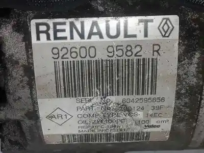 Recambio de automóvil de segunda mano de compresor aire acondicionado para renault clio iv 1.2 16v referencias oem iam 926009582r - z0012439f 4.canales 