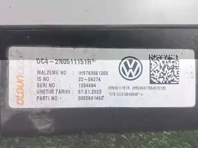 Second-hand car spare part rear leaf spring for man tge kasten (uy) 2.0 tdi oem iam references 2n0511151r  liongitud: 1540mm