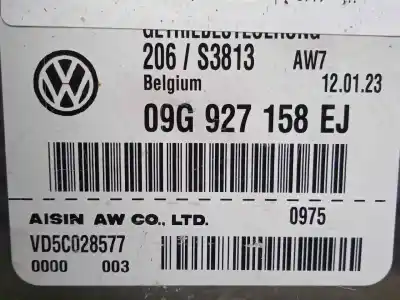 Second-hand car spare part automatic gearbox control unit for man tge kasten (uy) 2.0 tdi oem iam references 09g927158ej - vd5c028577  