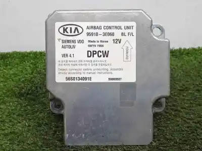 Pezzo di ricambio per auto di seconda mano centralina airbag per kia sorento (bl) (2002->) 2.5 crdi riferimenti oem iam 959103e060 - 56s0134091e