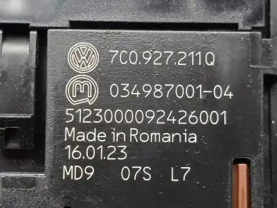Second-hand car spare part switch for man tge kasten (uy) 2.0 tdi oem iam references 7c0927211q  