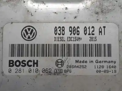 Second-hand car spare part ecu engine control for seat toledo ii (1m2) 1.9 tdi oem iam references   
