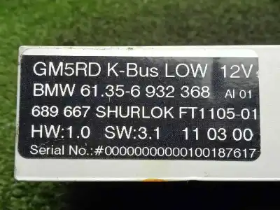 Second-hand car spare part electronic module for bmw serie 3 compact (e46) 2.0 16v diesel cat oem iam references 61356932368  