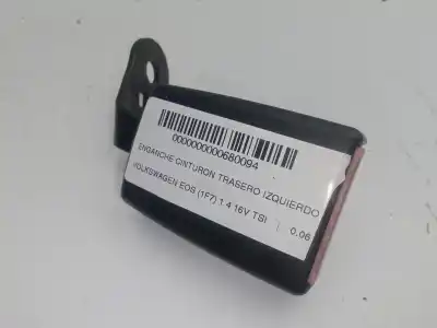 Peça sobressalente para automóvel em segunda mão chicote / encaixe cinto segurança traseiro esquerdo por volkswagen eos (1f7) 1.4 16v tsi referências oem iam 1q0857739qvz - 33053863